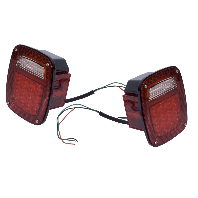 Jeep Wrangler LED Tail Light Set - Rugged Ridge - `87-`06